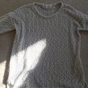 Oversized Sheer Popcorn Top